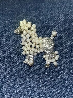 Vintage poodle pin